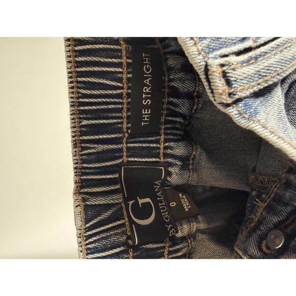 NWT G by Giuliana The Straight High Rise Ankle Jeans Size 0 (25” Inseam) - Picture 4 of 5